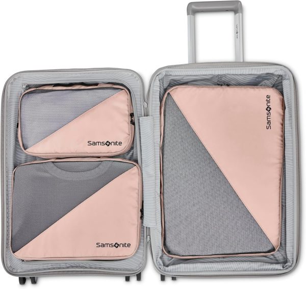 Samsonite 3-Piece Compression Packing Cube Set, Dusty Rose - Image 3